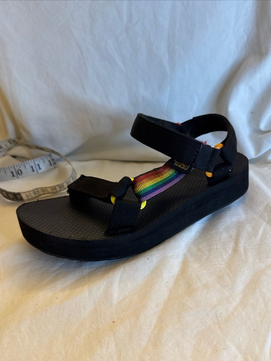 Teva Shoes - TEVA 1122010 Womens Sz 6 Midform Universal Pride Metallic Rainbow Sandals